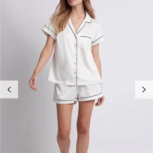 Homebodii satin pajama shorts set